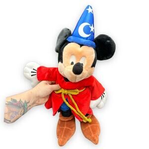 Walt Disney World Sorcerer Mickey Mouse Plush - No flaws - 20"